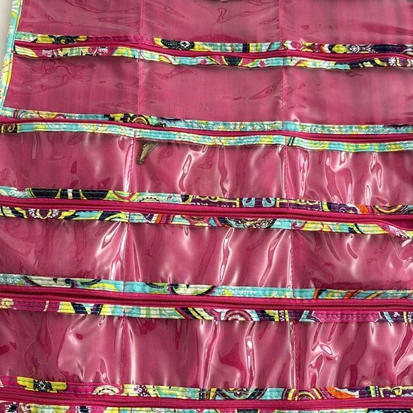 Vera Bradley hanging jewelry organizer - Picture 2 of 4